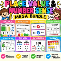 Place Value & Number Sense Mega Bundle